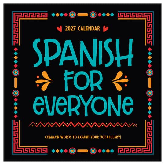 2027 Spanish Words for Everyone Wall Calendar